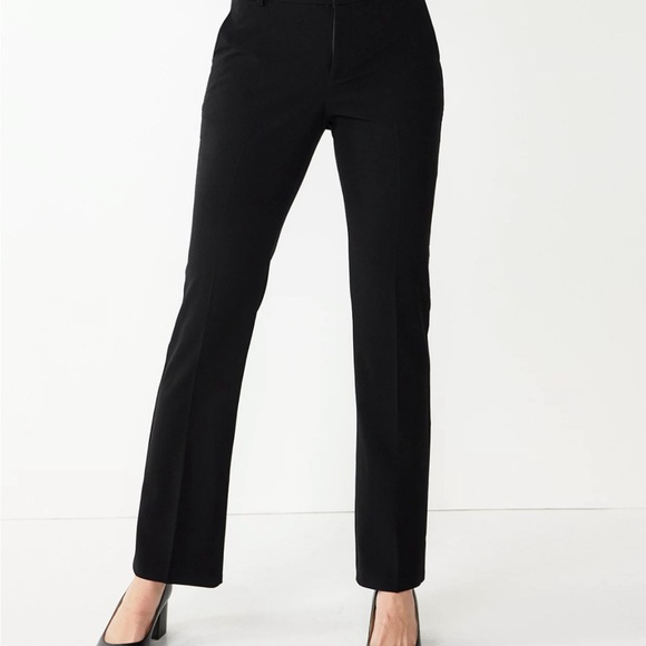 WORTHINGTON PETITE Black Pants Size 4 - Picture 2 of 10